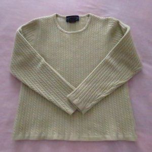 Charter Club 100% cashmere crew-neck sweater